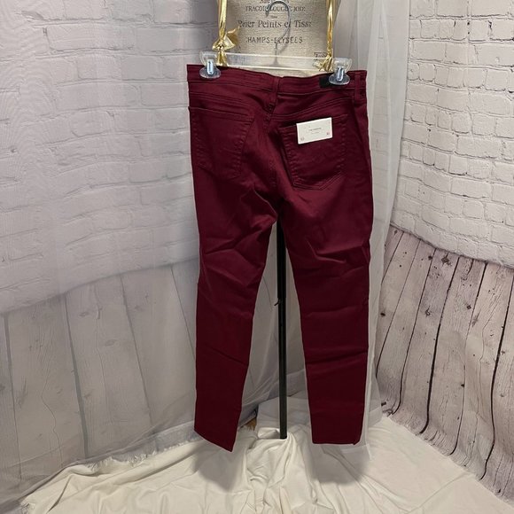 AG Adriano Goldschmied Women's Protege Vintage Jean, Plum Wine Torn, 30, NWT!!! - Picture 6 of 12